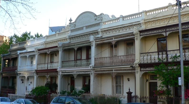 Melbournia Terrace.  Drummond Street, Carlton.